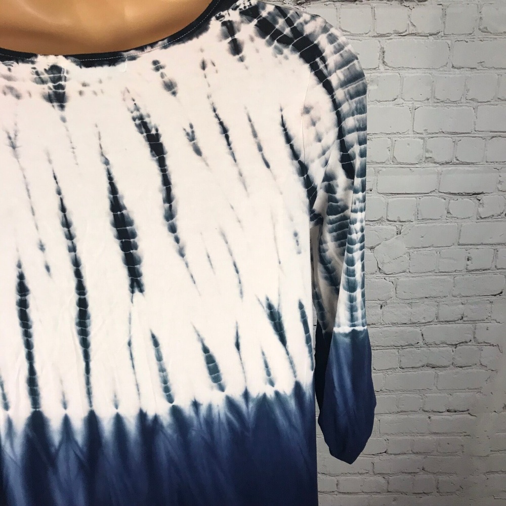 She and Sky Tie Dye Blue Tunic Dress Medium Size - Picture 5 of 7